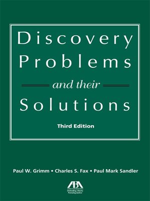 cover image of Discovery Problems and Their Solutions
